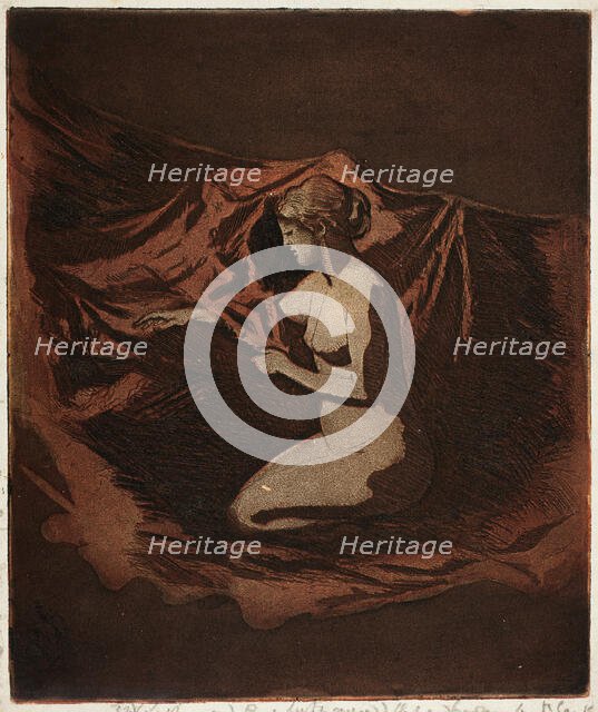 Embers Glow, 1890-97. Creator: Theodore Roussel.