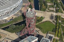 The ArcelorMittal Orbit, formerly known as the Orbit Tower, Stratford, London, 2021. Creator: Damian Grady.