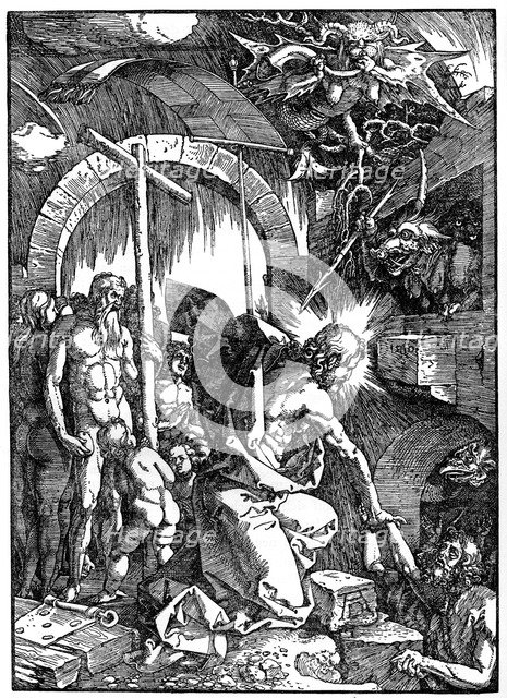 'The Descent of Christ into Limbo', 1510, (1936). Artist: Albrecht Dürer