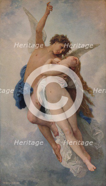 'Cupid and Psyche', 1889, (1938). Artist: William-Adolphe Bouguereau.