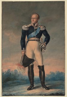 Portrait of Emperor Alexander I (1777-1825), 1819. Artist: Anonymous  