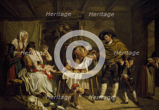 The Self-sacrifice of a father, 1784. Creator: Jacques Henri Sablet.