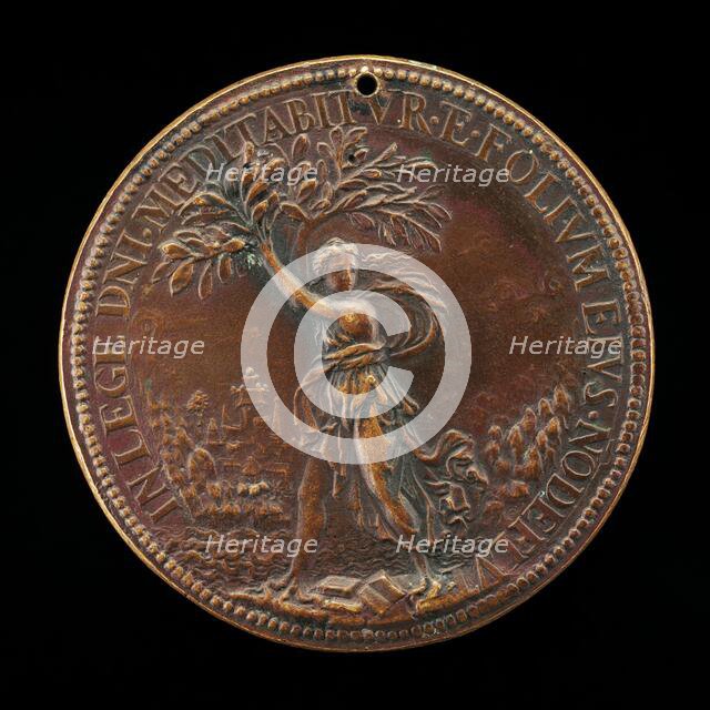 Daphne Transformed into a Laurel Tree [reverse], 1562-1566. Creator: Pietro Paolo Galeotti.