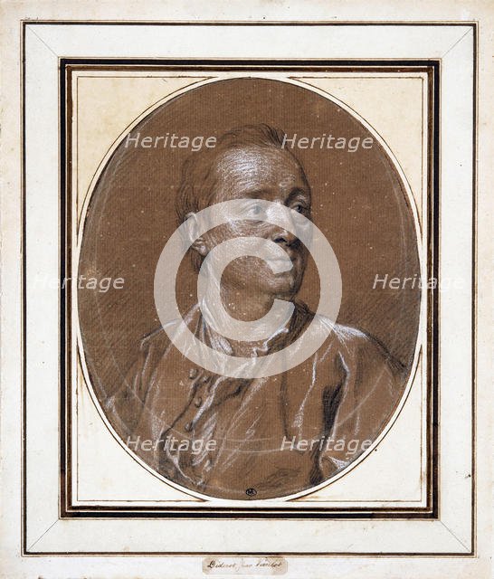 Portrait of Denis Diderot (1713-1784), 1767. Creator: Van Loo, Louis Michel (1707-1771).