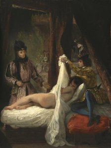 The Duke of Orleans showing his Lover, 1825. Creator: Eugene Delacroix.