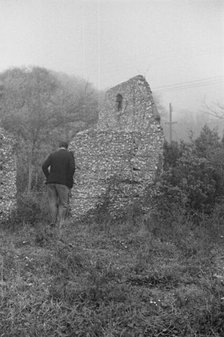 Possibly: Tabby construction, ruins of supposed Spanish mission, St. Marys, Georgia, 1936. Creator: Walker Evans.
