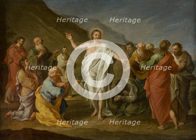 Christ Appearing to the Apostles after the Resurrection, 1758. Creator: Szymon Czechowicz.