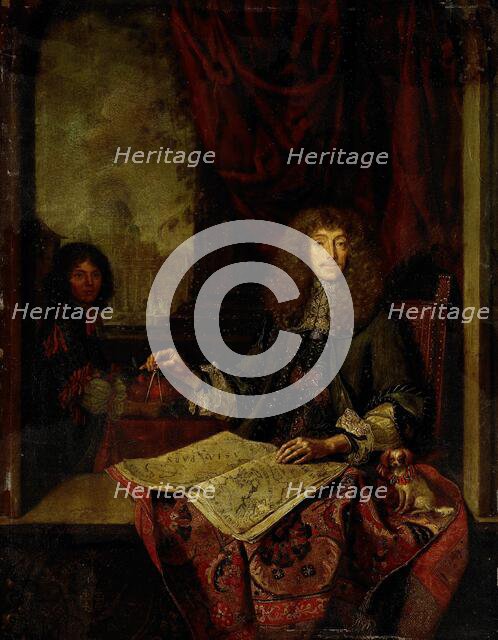 Portrait of Carel Quina (1622-89), Knight of the Holy Sepulchre and Amsterdam-born explorer of Asia, Creator: Jacob Toorenvliet.