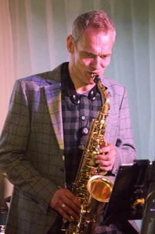 Chris Bowden, Watermill Jazz Club, Dorking, Surrey, 25 June 2019. Creator: Brian O'Connor.