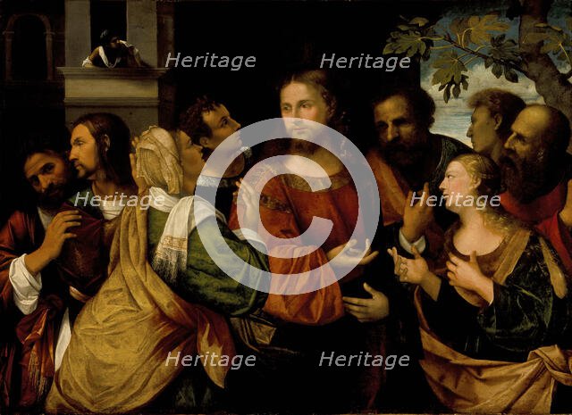 Christ and the Women of Canaan, c1520. Creator: Rocco Marconi.