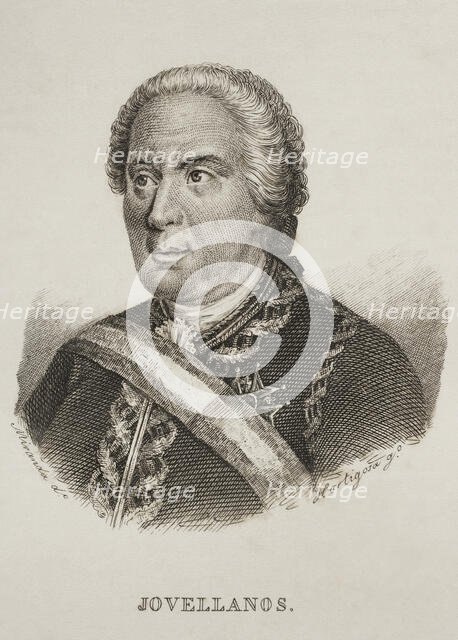 Gaspar Melchor de Jovellanos (1744-1811), Spanish neoclassical statesman, author and philosopher, 18 Creator: Pedro Hortigosa.