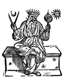 Ptolemy (Claudius of Ptolemaeus), Alexandrian Greek astronomer and geographer, 1618. Artist: Unknown