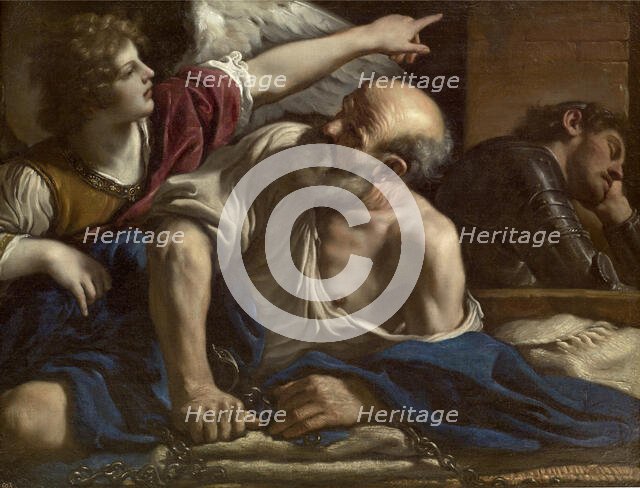 The Liberation of Saint Peter, c1622. Creator: Guercino (1591-1666).