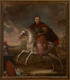 Equestrian Portrait of John III Sobieski (1629-1696), King of Poland, 4th quarter of 17th century. Creator: Unknown.