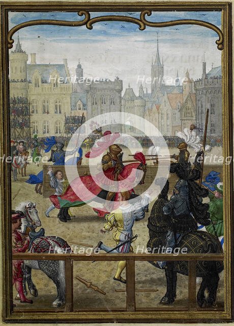 The Hours of Hennessy (Hours of Notre-Dame). Labors of the Months: June, c1530. Creator: Bening, Simon, (Workshop) (ca 1483-1561).