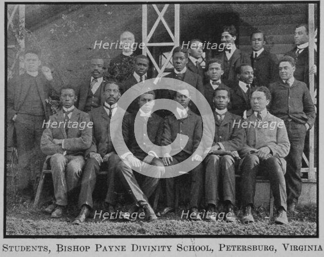 Students, Bishop Payne Divinity School, Petersburg, Virginia, 1911. Creator: Unknown.