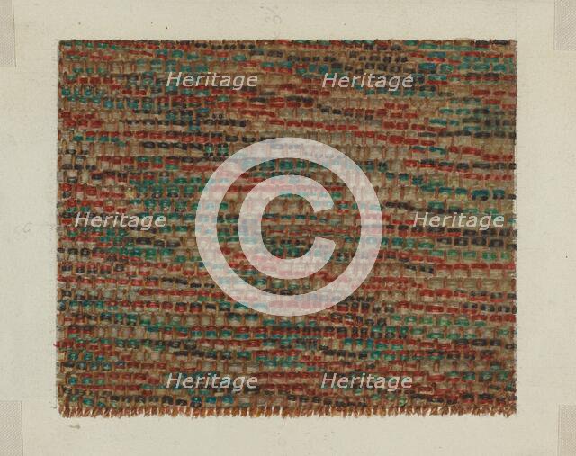 Shaker Rug Strips, 1935/1942. Creator: Lucille Chabot.