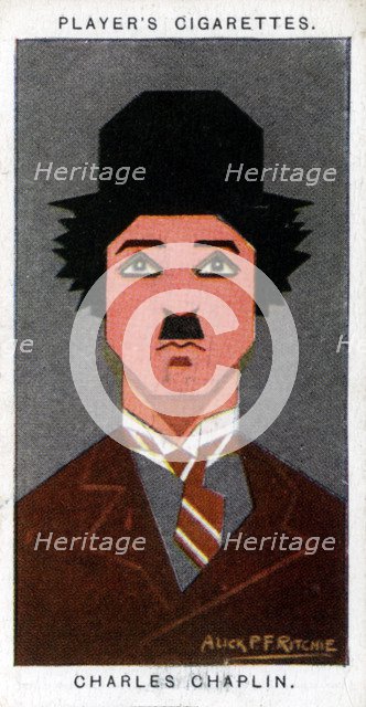Charlie Chaplin, British film actor and director, 1926. Artist: Alick P F Ritchie