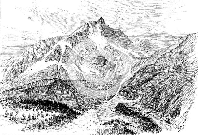 The Sonnblick Mountain, in the Austrian Alps, 10,154 feet high, 1890. Creator: Unknown.