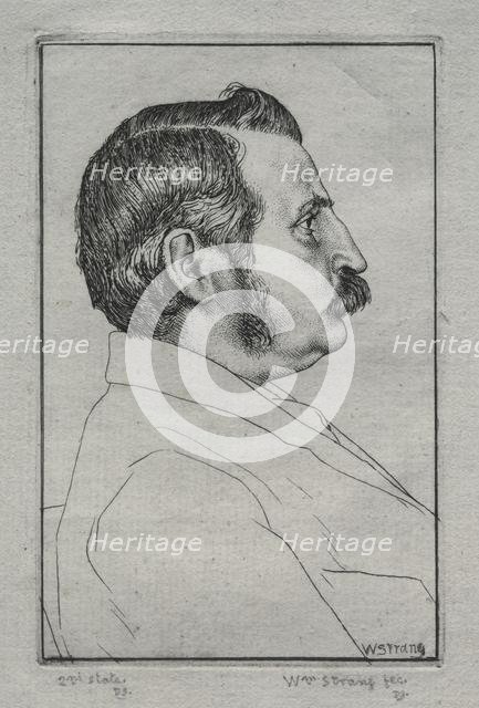 Henry Austin Dobson, No. 2, 1894. Creator: William Strang (British, 1859-1921).