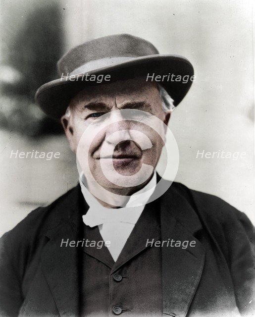 Thomas Edison, 1914. Artist: Unknown.