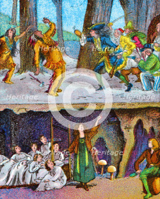 'The Indians and the pirates', c1905. Artist: Unknown.