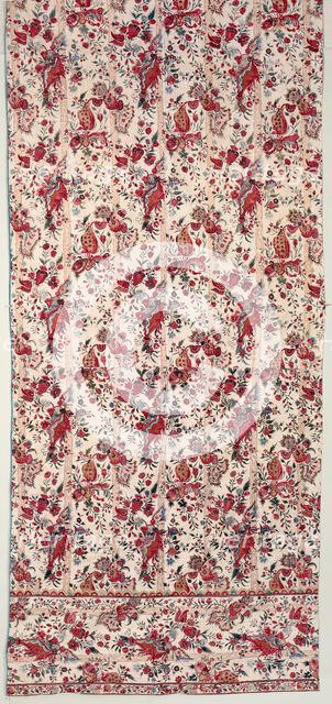 Chintz Curtain, India, First quarter 18th century. Creator: Unknown.