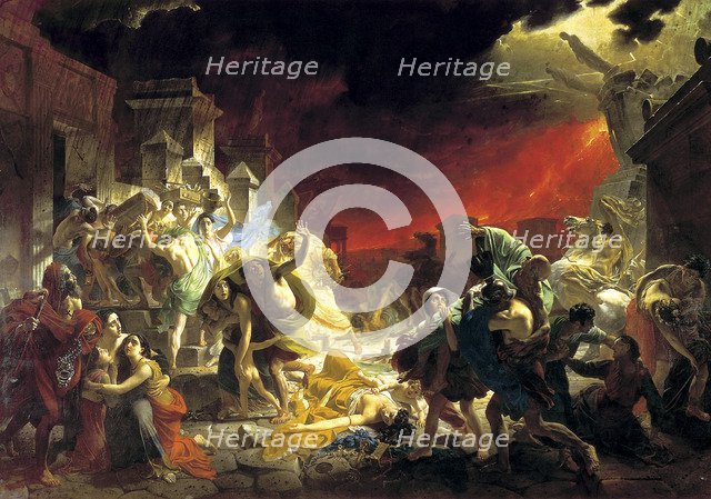 'The last Day of Pompeii', 1833.  Artist: Karl Briullov