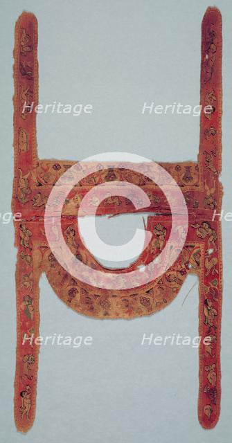 Fragments from a Child's Tunic, 600s - 700s. Creator: Unknown.