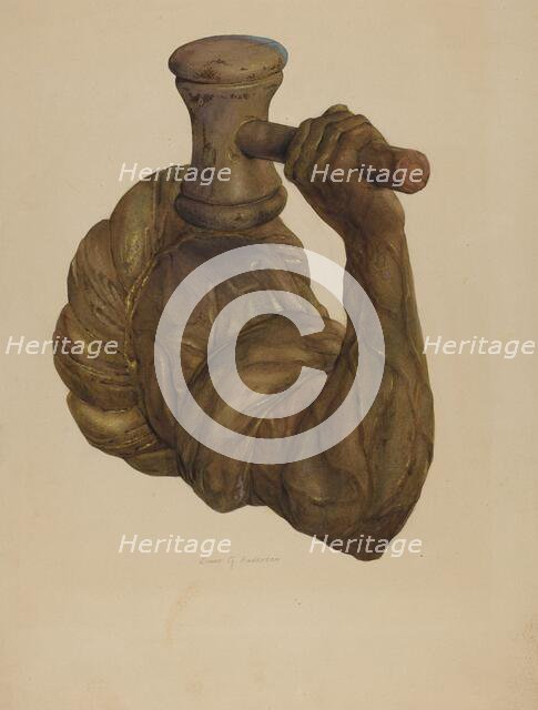 Gold Beater's Sign, c. 1938. Creator: Elmer G Anderson.