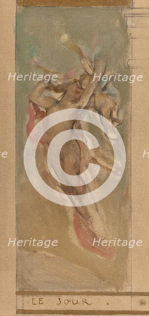 Sketch for the reception hall of the town hall in the 4th arrondissement: Day. Earth. Spring...1884. Creator: Leon Francois Comerre.