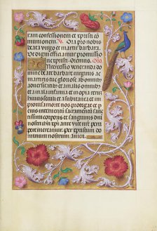 Decorated Text Page; Spinola Hours, about 1510-1520. Creator: Unknown.