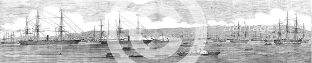 The Transport Fleet Embarking the Troops, at Varna, 1854. Creator: Unknown.
