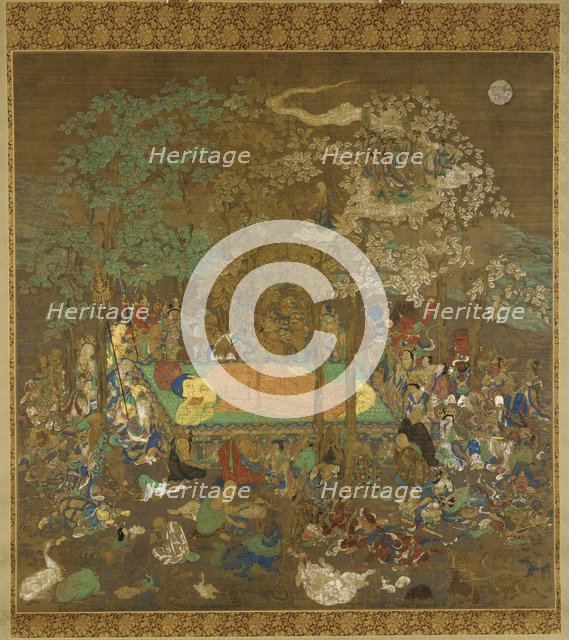 Nirvana of the Buddha, Early 14th century. Artist: Anonymous  