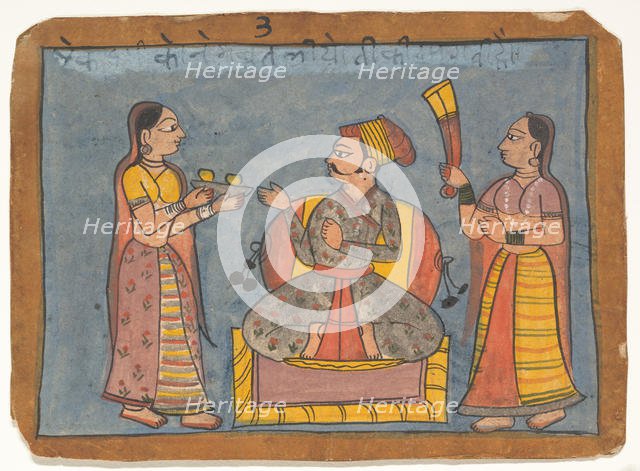 Folk Painting, 1725. Creator: Unknown.