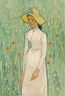 Girl in White, 1890. Creator: Vincent van Gogh.