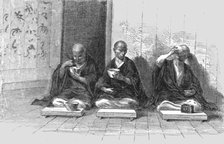'Refectory of a Buddhist monastery; A European Sojourn in Japan', 1875. Creator: Unknown.