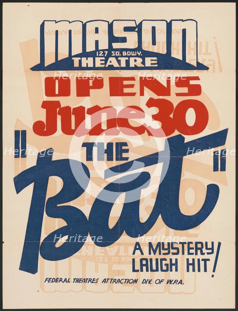 The Bat, [193-]. Creator: Unknown.