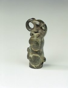 Bronze finial in the shape of an animal, Eastern Zhou dynasty, China, 5th century BC. Artist: Unknown