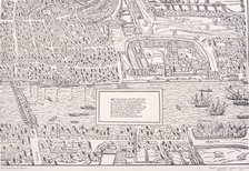 'Agas' Map of London, c1561. Artist: Anon