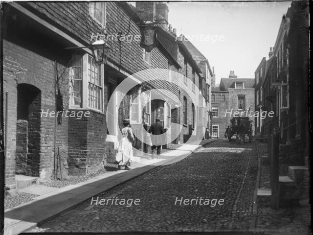 Mermaid Street, Rye, Rother, East Sussex, 1905. Creator: Katherine Jean Macfee.