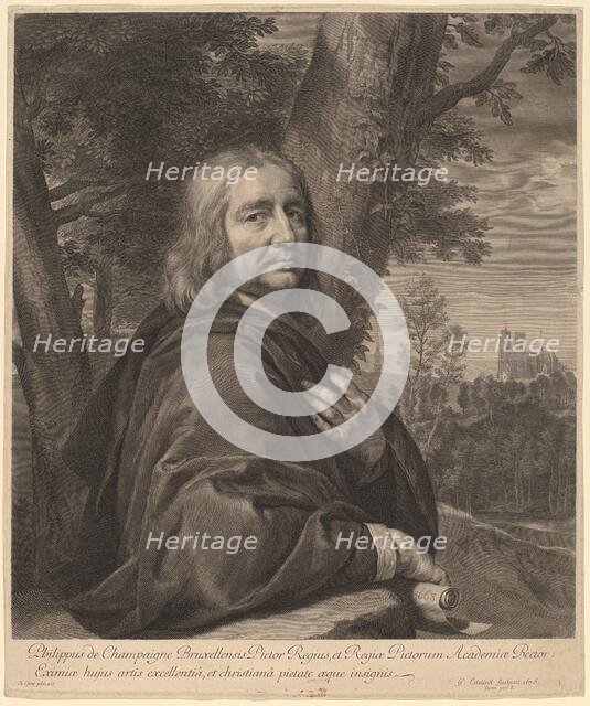 Philippe de Champaigne, 1676. Creator: Gerard Edelinck.