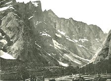 The Trolltindane mountains, Horgheim, Norway, 1895.  Creator: Poulton & Co.