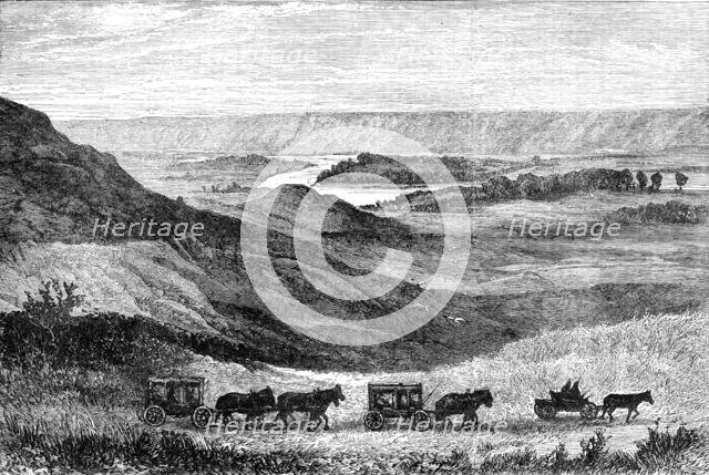 N.-West Territory of Canada: sketches by the Marquis of Lorne: Red-Deer River from the S. bank, 1881 Creator: Unknown.