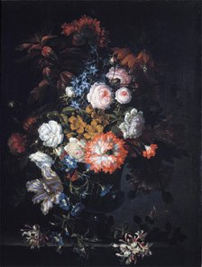 Still Life with Flowers,  c1660-1690. Creator: Jean-Baptisite Monnoyer.