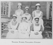 Trained nurses, Talladega College, 1909. Creator: Unknown.