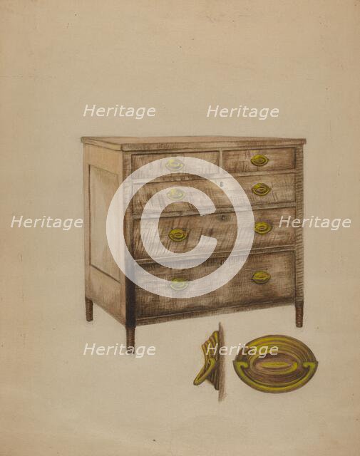 Chest, c. 1937. Creator: Eva Wilson.