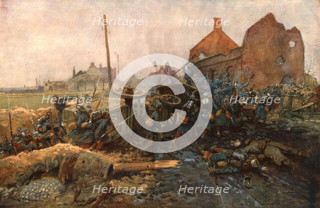 ''L'Assaut de Vermelles', 1914. Creator: Georges Bertin Scott.
