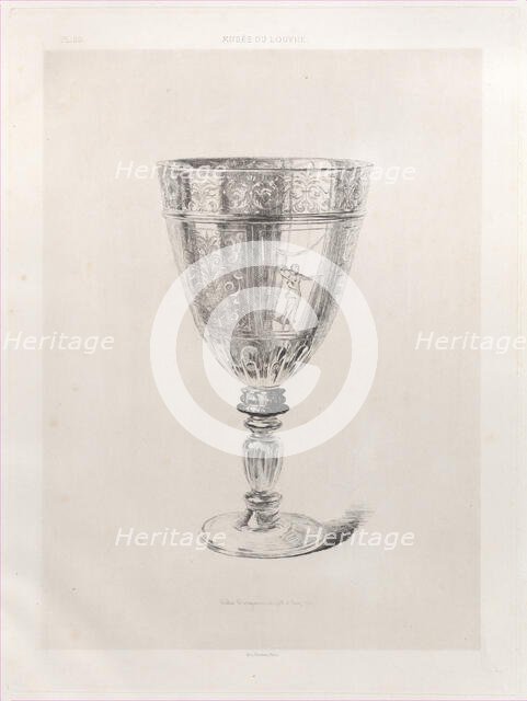 Crystal Glass, 1868. Creator: Jules-Ferdinand Jacquemart.
