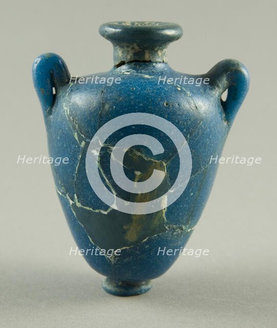 Vase, Egypt, New Kingdom Period, Dynasty 19 (1292-1202 BCE). Creator: Unknown.